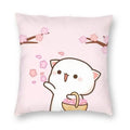Axyaa Bedroom Living Room Couple Cute Cat Fishing Goma Federa Decor Set
