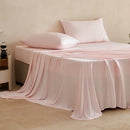 Axyaa Mulberry Silk Bed Sheet Set - Ultra Soft High End Bedding for Queen King