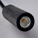 Axyaa Wabi Sabi Black Travertine Stone LED Wall Lamp Hose Adjustable Arandela