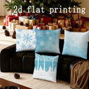 Axyaa Snowflake Tree Pattern Pillow Cover for Sofa Bedroom Car
