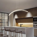 Axyaa Designer LED Pendant Lights White Black Chandelier for Home Decor