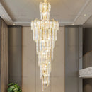Axyaa Luxury Crystal Chandelier for Villa Hotel Duplex Building