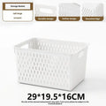 Axyaa Plastic Storage Baskets Stackable Household Organizer Bins for Pantry Snacks Toys