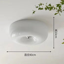 Axyaa Franch Cream Glass Ceiling Lamp Downlight for Living Room and Bedroom