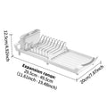 Axyaa Sink Drying Rack & Kitchen Organizer for Bowls, Plates, Cutlery & Tableware
