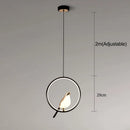 Axyaa Nordic Bird Wall Light 360° Rotation, Rotatable Sconce for Bedroom and Parlor
