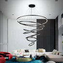Axyaa Facil Chandelier Staircase Hall Ceiling Lamp Indoor Lighting Fixtures