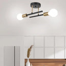 Axyaa Retro Industrial Chandelier Wrought Iron Ceiling Lamp LED E27 Light