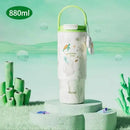 Axyaa Large Capacity Ceramic Liner Coffee Cup