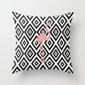 Axyaa Flamingo Pattern Cushion Cover 45*45cm
