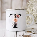 Enamel Creative Coffee Cups Vintage Design by Axyaa
