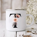 Enamel Creative Coffee Cups Vintage Design by Axyaa