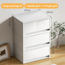 Axyaa 6-Tier Desk Organizer with Drawers - Office and Cosmetic Storage