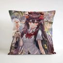 Axyaa Square Cushion Cover - Genshin Impact Pillowcase for Sofa Décor & Gifts