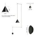 Axyaa Modern LED Pendant Chandelier for Bedroom Dining Room Office Bar Art Decor