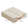 Axyaa Fabric Storage Box: Foldable, Breathable, Moisture-proof, Collapsible Bed Sheet Storage Box