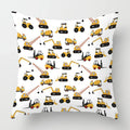 Axyaa White Plush Cushion Cover for Sofa Bedroom Living Room Decor