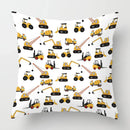 Axyaa White Plush Cushion Cover for Sofa Bedroom Living Room Decor