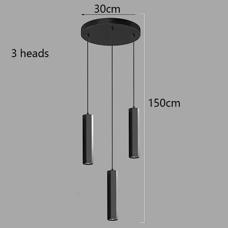Axyaa Nordic Stair Chandelier Living Dining Room Pendant Ceiling Light