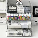 Acrylic Desk Organizer Set - Axyaa Stationery Drawers & Pen Holder