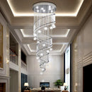Axyaa Modern Crystal Chandelier for Staircase Luxury Home Decor Lightning