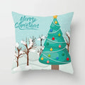Axyaa Christmas Tree Throw Pillow Cover - Festive Home Decor