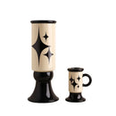 Axyaa Ceramic Vase Handlebar Candle Holder Flower Arrangement Accessories
