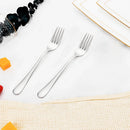 Axyaa Gold Dessert Fork Set Stainless Steel Coffee Ice Cream Cake Forks Black Cutlery