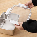 Axyaa Stainless Steel Fresh-keeping Box with Lid - Portable Food Storage Box