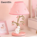 Axyaa Cartoon Rabbit LED Table Lamp for Kids' Bedroom Décor