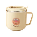 Axyaa Capybara Double Wall Insulated Kid Water Cup with Straw 270ml