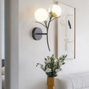 Axyaa Crystal Glass Wall Light for Bedroom Living Room Luxury Décor