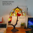 Axyaa Tiffany Stained Glass Table Lamp for Luxurious Living Spaces