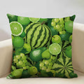 Axyaa Tropical Fruit Cushion Covers for Camper Decor and Dining Chair Pillowcase