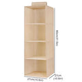 Axyaa Portable Wardrobe Hanging Storage Bag Closet Organizer