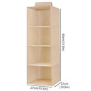 Axyaa Portable Wardrobe Hanging Storage Bag Closet Organizer