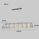 Axyaa Peacock Glass Chandelier: Nordic Luxury Hanging Lamp for Home Decor