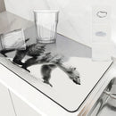 Axyaa Super Absorbent Kitchen Draining Mat - Quick Dry Dish Drying & Bathroom Drain Pad