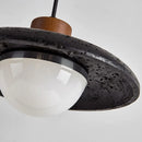 Axyaa Black Hole Stone Flying Saucer Pendant Light