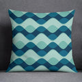 Axyaa Blue Fresh Air Pillowcase for Home, Office, Bedroom, Sofa, Car - Gift and Decoration