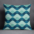 Axyaa Blue Fresh Air Series Pillow Cover for Home & Office Decoration