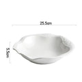 Axyaa Stone Edged Ceramic Bowl Set - Ideal for Salads, Soups, Pasta, Desserts