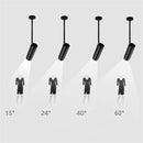 Adjustable Beam Ceiling Spotlight Extension Rod Track Lighting by Axyaa