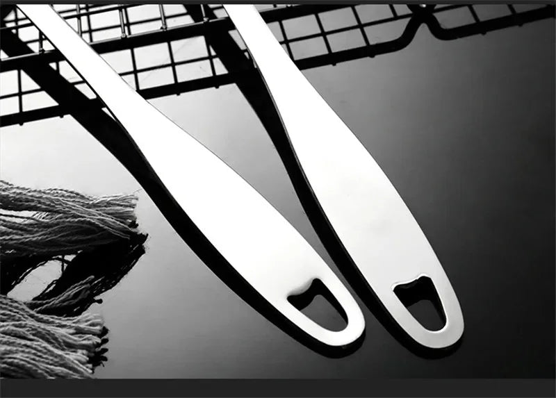 Axya Stainless Steel Colander Spoon Set: Strainer, Skimmer, Soup and Dessert Spoons