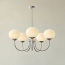 Axyaa Glass Chandelier Pendant Light for Elegant Living & Dining Room Decor