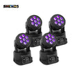Axyaa Wash LED Moving Head Light RGBW/6IN1 for Disco DJ Party Nightclub