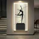 Axyaa Modern Abstract Figure LED Mural Lights for Home Decor