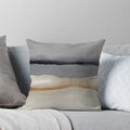 Gray Geometric Style Pillow Cover for Home Decor - Axyaa