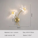Axyaa LED Flower Wall Lamp for Bedroom Dining Room Living Room Decor