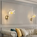 Axyaa Floral Acrylic LED Wall Lamp for Living Room and Bedroom Lighting